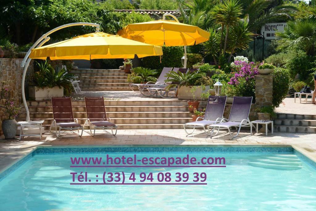 L' Escapade Hotel & Restaurant Le Pradet Luaran gambar